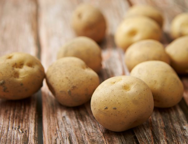 Washed White Potatoes