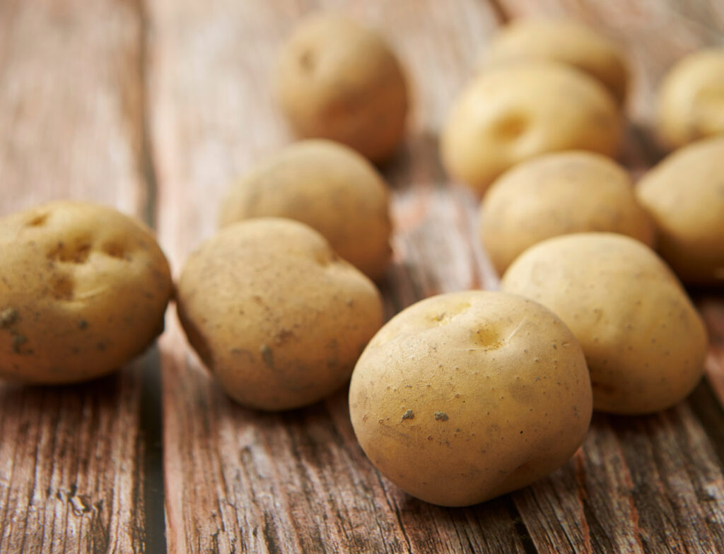 Washed White Potatoes